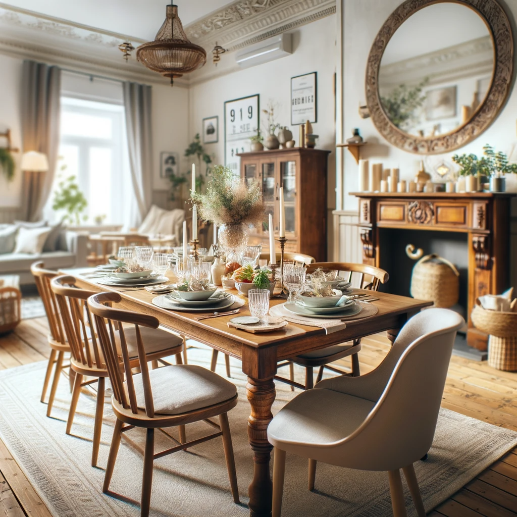 Typical Airbnb Dining Area